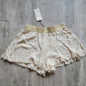 Dixie Moroccan Shorts Summer Cream & Gold